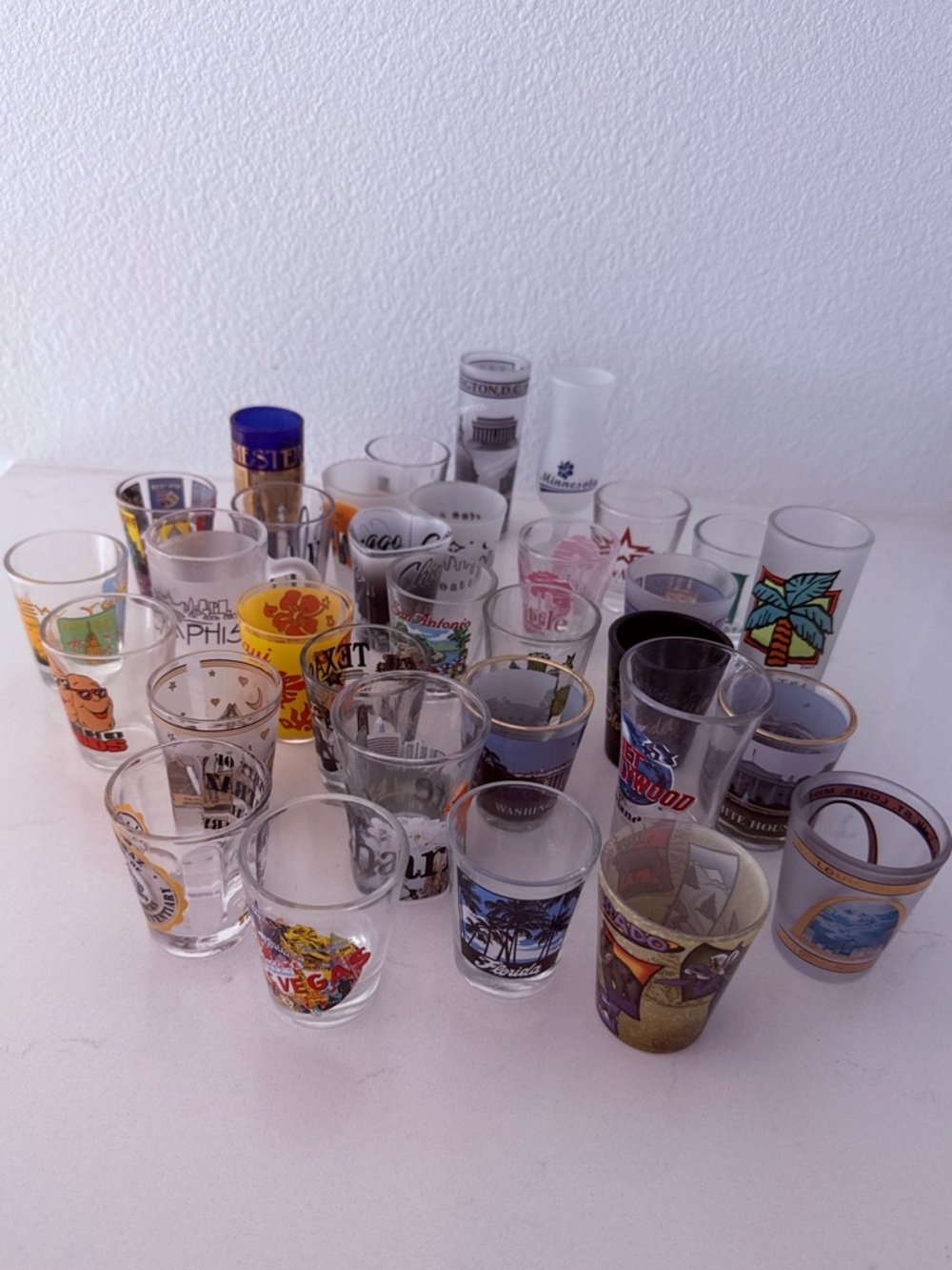 Assorted USA Shot Glasses